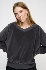 Anna Velvet Darkgrey 1202 LOW