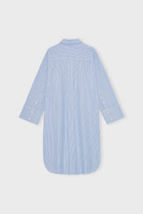 Athenashirtdressstripe Whiteheavenblue B