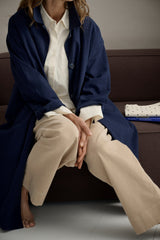 Avalon Shirt Natural Voyage Coat Celeste Pants Sand 957 LOW