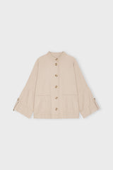 Bloomjacketcanvas-Purebeige