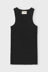 Calmribtanktop Black