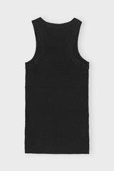 Calmribtanktop Black B