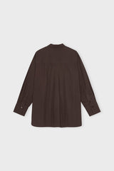 Cleanshirtpoplin Darkbrown B