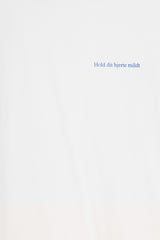 Hverdagslinjer T Shirt Bright Blue CROP