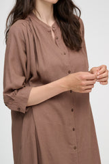 Laurella Linen Caramel Brown 154 LOW