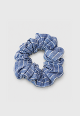 less_waste_scrunchie_blue