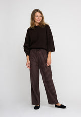Moon Pants Stripe Brown Sienna Knit Stripe 0459 LOW