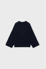 Oakcableknit Darknavy