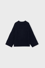 Oakcableknit Darknavy B
