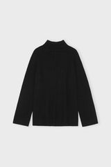 Rikkeknitrollneck Black B