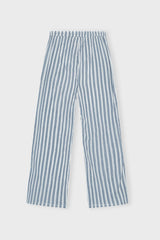Slowpantsstripe Seablue Ecru B