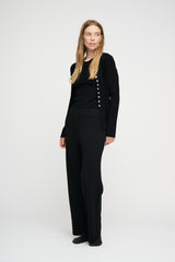 Still Calm Rib Hali Black 806 LOW