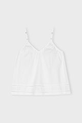 Sunshine Top Poplin White B