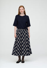 Veronica Pin Check Darknavy 159 LOW