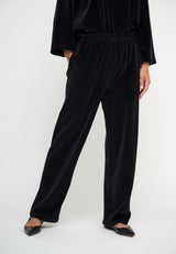 Aurora Pants Velvet Black 166 LOW