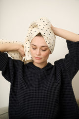 Cover Me Poncho Moonless Dotted Bath Towel LOW