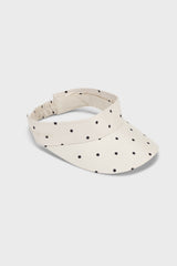 Dotted Sun Cap Ecrublackdots