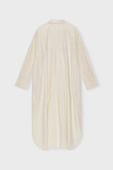 Floret Shirtdress Poplin Natural Emb B