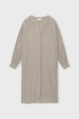 Glow Shirtdress Crepe Willow Gray
