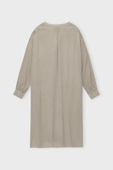 Glow Shirtdress Crepe Willow Gray B