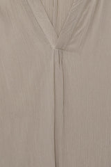 Glow Shirtdress Crepe Willow Gray CROP