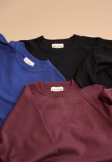 Glowing Knit Black Burgundy Blue 780 LOW