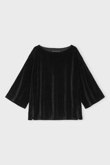 Hailey Top Velvet Black