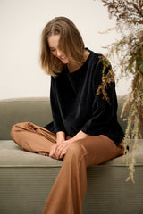 Hailey Top Velvet Sea Pants Camel 1 LOW