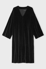 Helia Dress Velvet Black