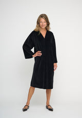Helia Velvet Dress Black 207 LOW