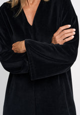 Helia Velvet Dress Black 213 LOW