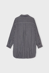 Kaia Shirt Check Sanddarknavy B