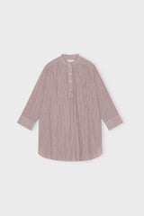 Katie Stripe Burgundyecru