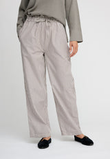 Moon Pants Stripe Dark Taupe 0322 LOW