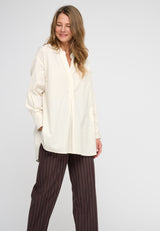 Posy Shirt Natural Moon Pants Stripe Brown 0471 LOW