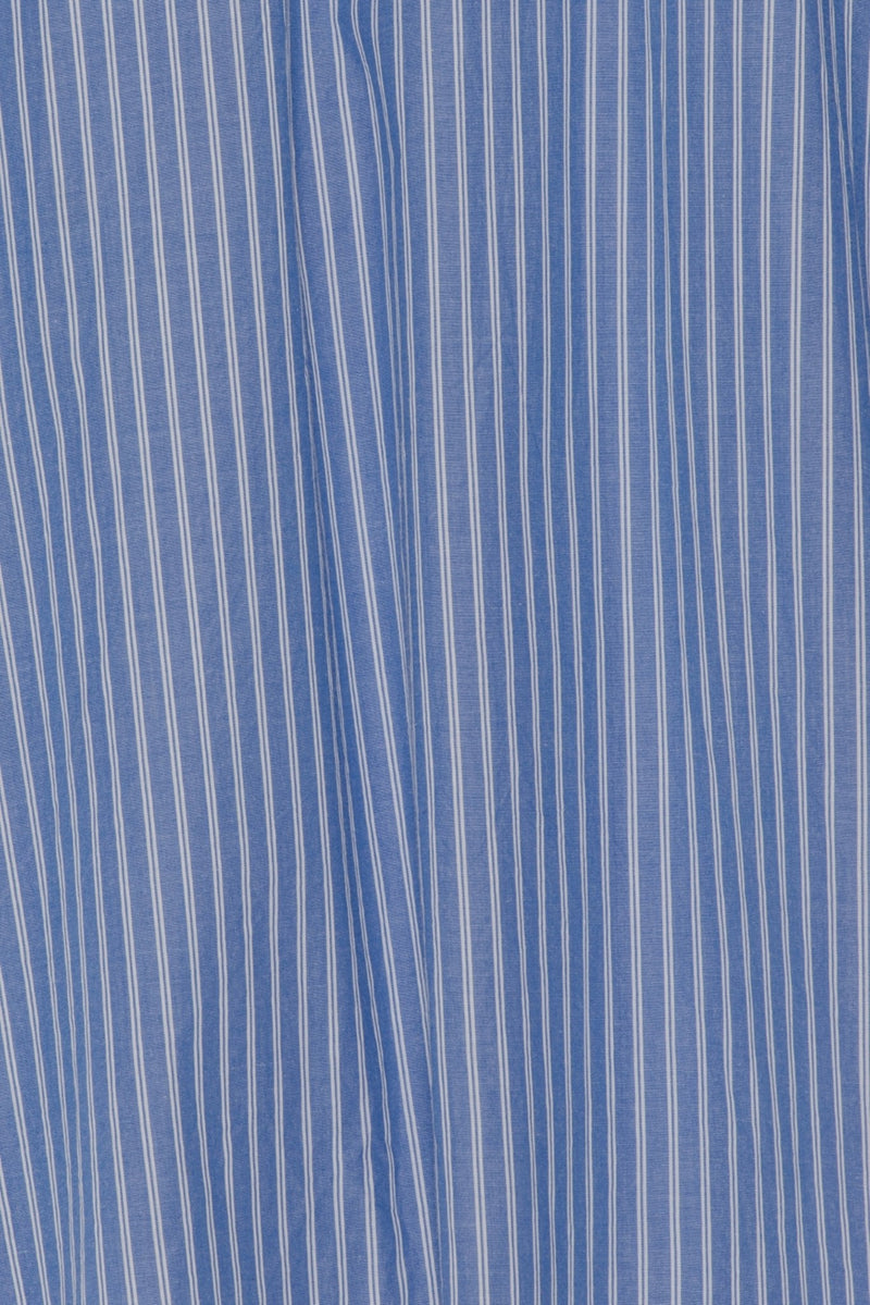Relieve Shirtdress Blue Stripe CROP