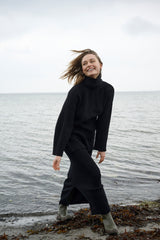 Shadow Knit Black Dazzling Skirt 782 LOW