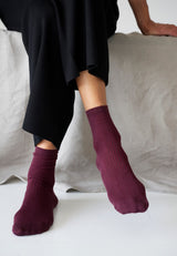Story Socks Burgundy 360 LOW