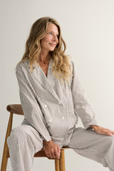 Viva Shirt Stripe Moon Pants Dark Taupe 570 Edit LOW