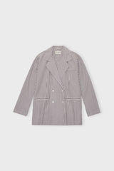 Viva Shirt Taupe Stripe