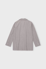 Viva Shirt Taupe Stripe B