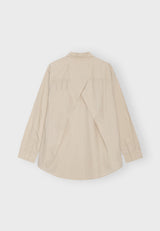 10934 Gaiashirtpoplin Purebeige B