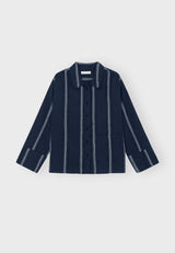 11714 Rivershirtstripe Darknavywhite