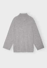 11791 Honestknitmerino Lightgreymelange B