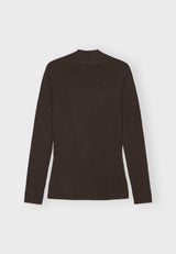 11794 Surroundknittop Darkbrown B