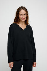 25 Ruth Cashmere Black Ecru 1635 LOW