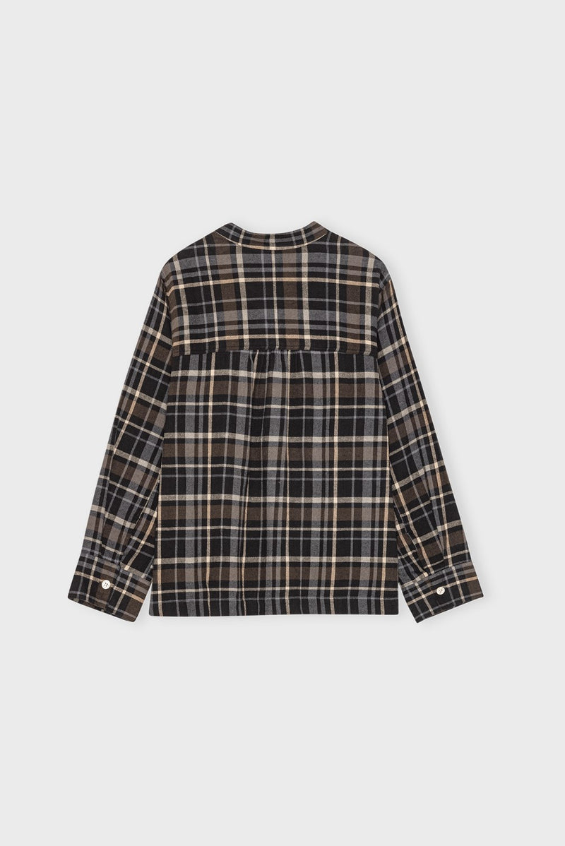 Aylashirtcheck Brownblack B