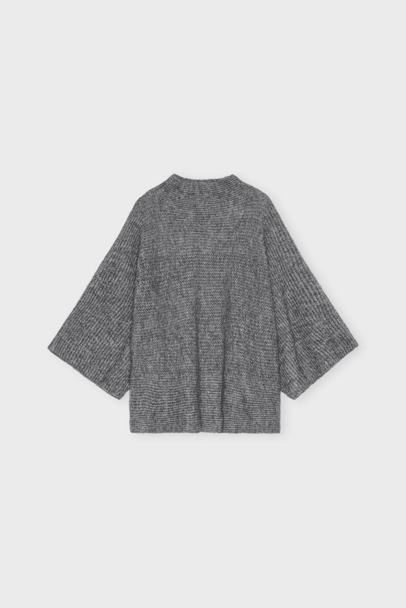 Divine Knit Dark Grey Melange B