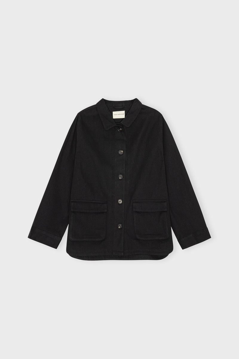 Elmjacketcanvas Black