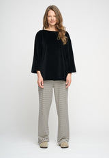 Hailey Top Velvet Pure Pants Stripe 833 LOW